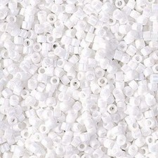 Miyuki delica Beads 11/0 - Matte Opaque White DB-750